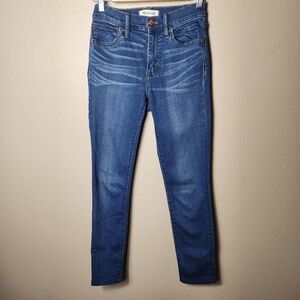 Madewell High Rise Skinny Roadtripper Jeans in Orson Wash-Size 24